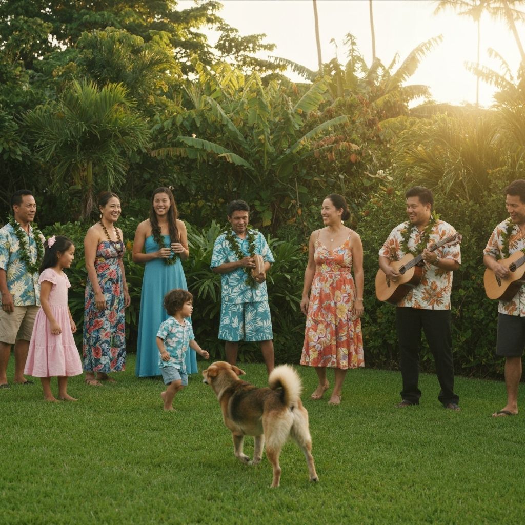 Hawaiian community celebration