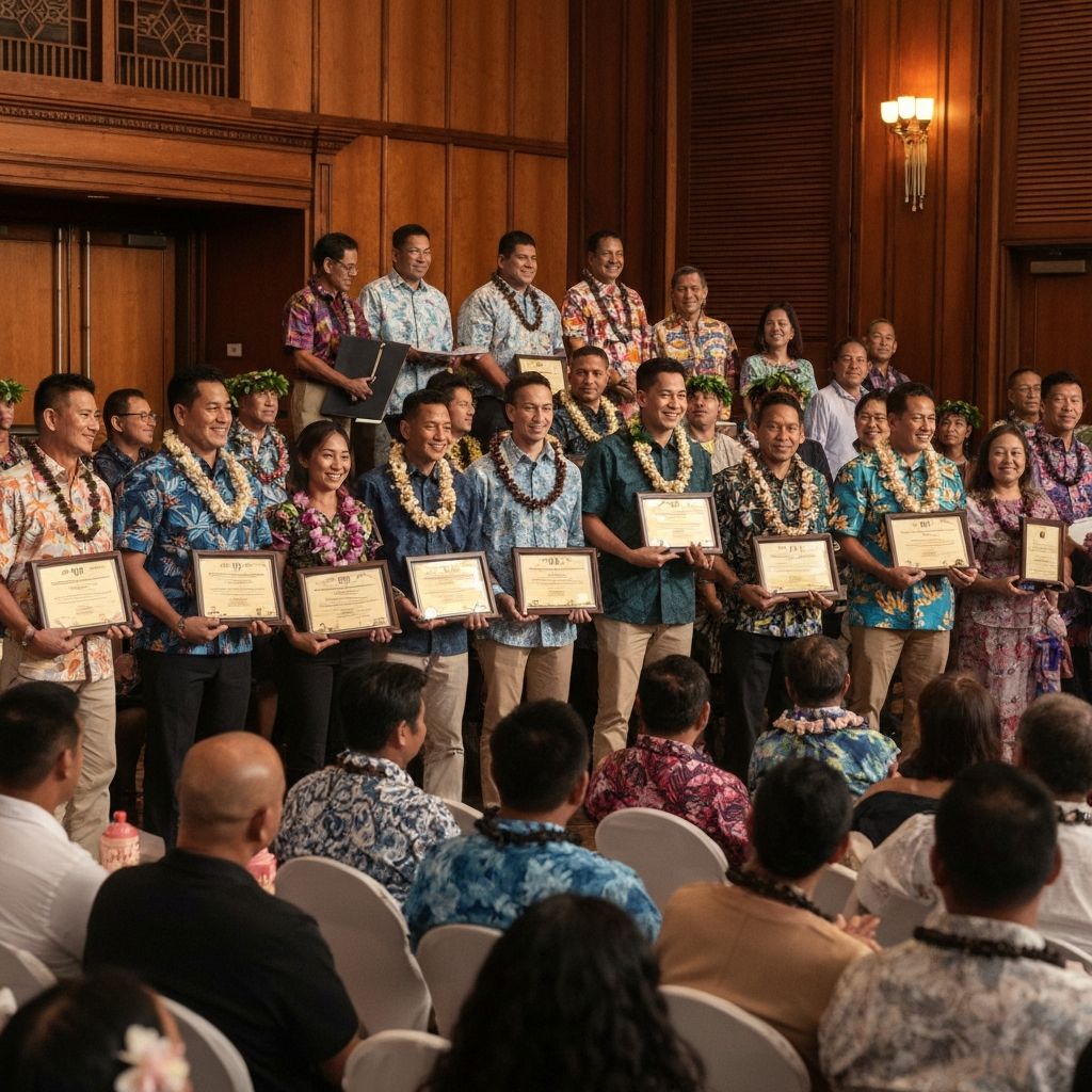 Scholarship ceremony celebration